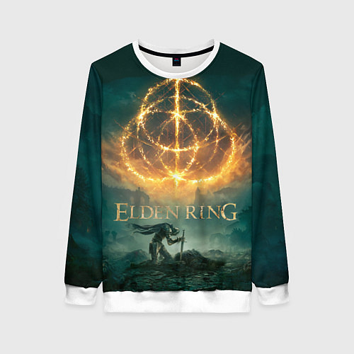 Женский свитшот Elden Ring key art / 3D-Белый – фото 1
