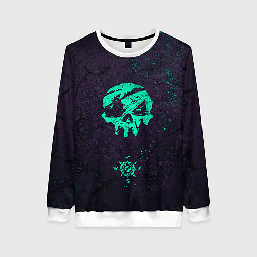 Женский свитшот Пиратский знак / 3D-Белый – фото 1