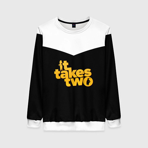 Женский свитшот It takes two Logo Z / 3D-Белый – фото 1