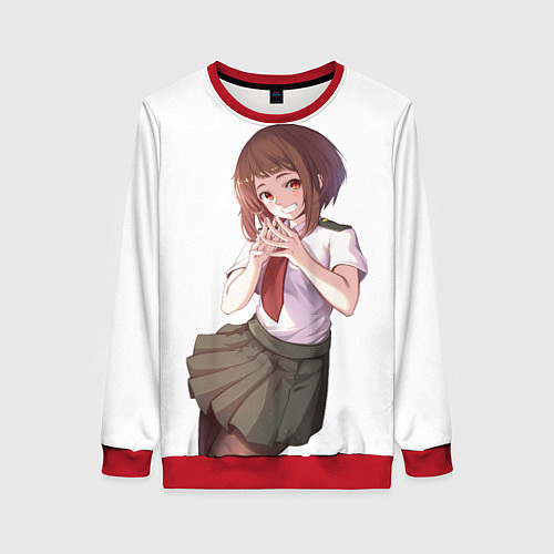 Женский свитшот Очако Урарака хитрит замышляет по крупному - Моя г / 3D-Красный – фото 1