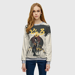 Свитшот женский Dororo Jorogumo Z, цвет: 3D-меланж — фото 2