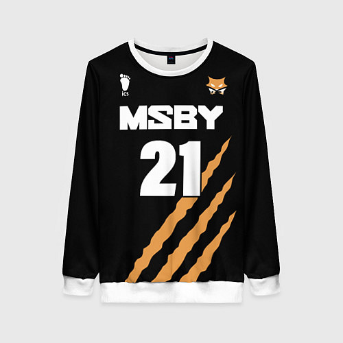 Женский свитшот 21 MSBY BLACK JACKALS / 3D-Белый – фото 1