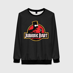 Свитшот женский Jurassic Bart, цвет: 3D-черный
