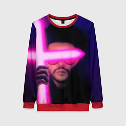 Свитшот женский The Weeknd - Blinding Lights, цвет: 3D-красный