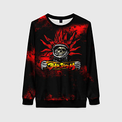 Женский свитшот Элизиум череп с табличкой