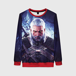 Свитшот женский THE WITCHER GERALT OF RIVIA, цвет: 3D-красный