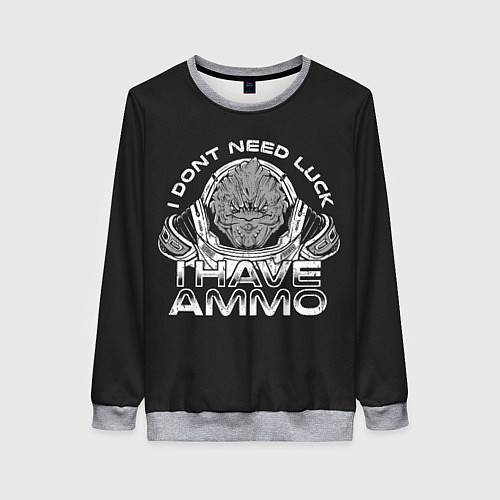 Женский свитшот Рекс / 3D-Меланж – фото 1