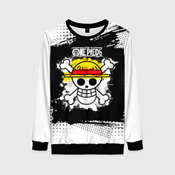 Женский свитшот Весёлый Роджер пиратов Соломенной Шляпы
