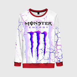 Свитшот женский MONSTER ENERGY МОНСТЕР, цвет: 3D-красный