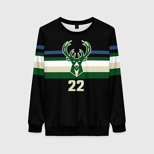 Женский свитшот Milwaukee Bucks форма Крис Миддлтон / 3D-Черный – фото 1