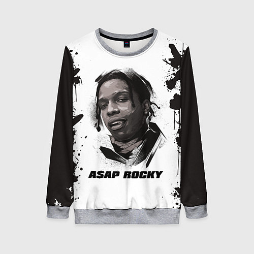 Женский свитшот АСАП ASAP ROCKY Z / 3D-Меланж – фото 1