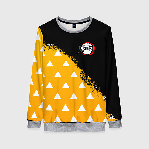 Женский свитшот КОСТЮМ ЗЕНИЦУ ZENITSU KNY / 3D-Меланж – фото 1