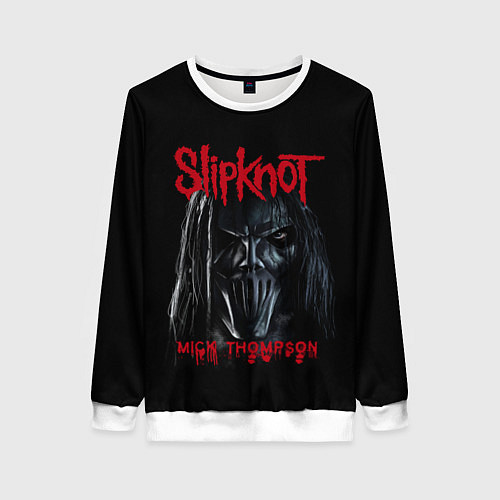 Женский свитшот MICK THOMPSON SLIPKNOT СЛИПКНОТ Z / 3D-Белый – фото 1