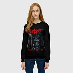 Свитшот женский MICK THOMPSON SLIPKNOT СЛИПКНОТ Z, цвет: 3D-черный — фото 2