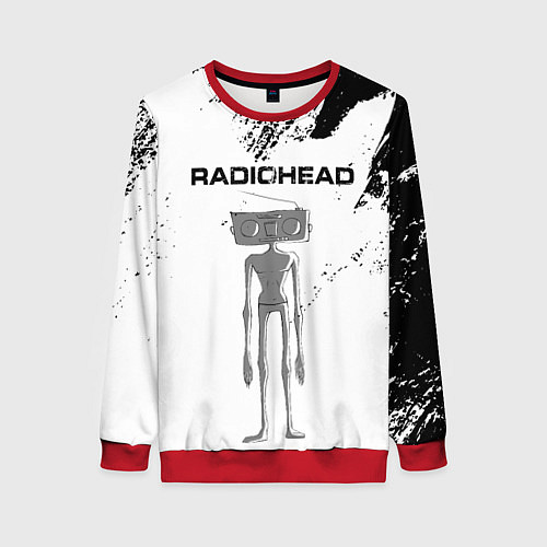 Женский свитшот Radiohead Радиохед Z / 3D-Красный – фото 1