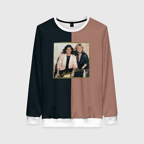 Женский свитшот Modern Talking Хиты 80-х / 3D-Белый – фото 1