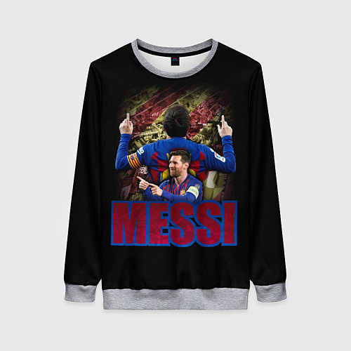 Женский свитшот МЕССИ MESSI / 3D-Меланж – фото 1