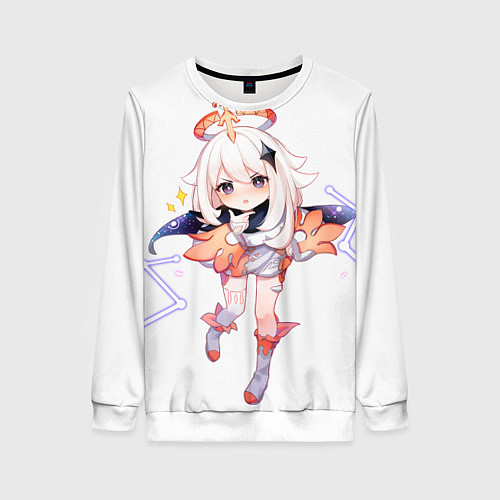 Женский свитшот Паймон из Genshin Impact / 3D-Белый – фото 1