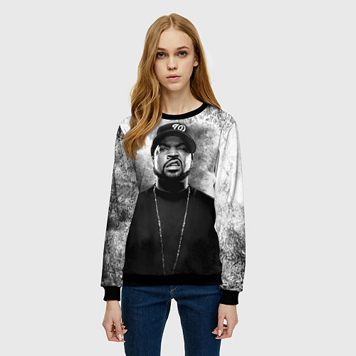 Женский свитшот Ice Cube Айс Куб Z / 3D-Черный – фото 3