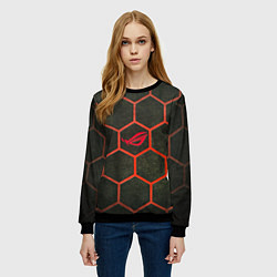 Свитшот женский ИГРОВОЙ МИР, цвет: 3D-черный — фото 2