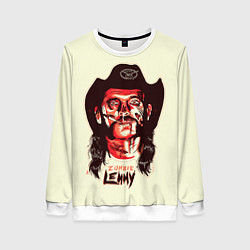 Свитшот женский Zombie Lemmy, цвет: 3D-белый