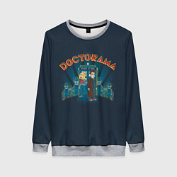 Свитшот женский Doctorama, цвет: 3D-меланж