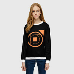 Свитшот женский Тремер, цвет: 3D-белый — фото 2