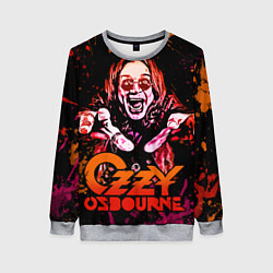 Свитшот женский Ozzy Osbourne, цвет: 3D-меланж