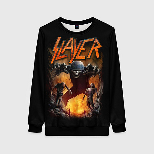 Женский свитшот Slayer / 3D-Черный – фото 1