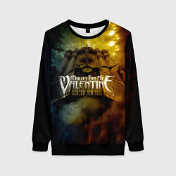 Свитшот женский Scream Aim Fire - Bullet For My Valentine, цвет: 3D-черный