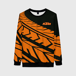 Свитшот женский ORANGE KTM КТМ Z, цвет: 3D-черный