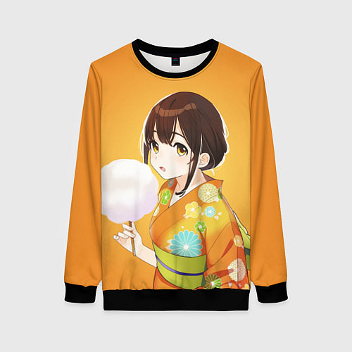 Женский свитшот Саю / 3D-Черный – фото 1