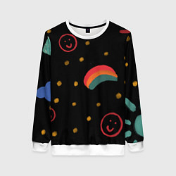 Женский свитшот Красочное детство