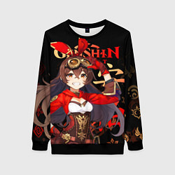 Свитшот женский Эмбер Genshin Impact, цвет: 3D-черный