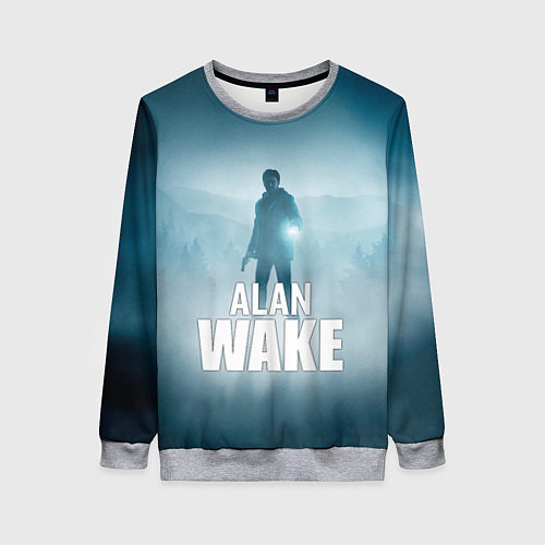 Женский свитшот Alan Wake Video Game Art / 3D-Меланж – фото 1