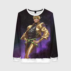 Свитшот женский Дио Брандо Космический из ДЖО джо, цвет: 3D-белый