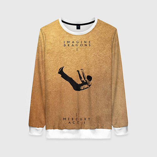 Женский свитшот Mercury Act 1 - Imagine Dragons / 3D-Белый – фото 1