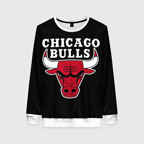 Женский свитшот B C Chicago Bulls / 3D-Белый – фото 1