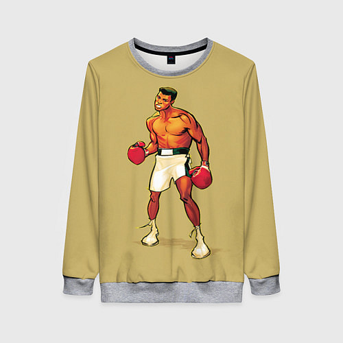 Женский свитшот Ali art / 3D-Меланж – фото 1