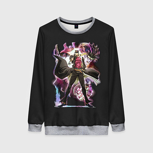 Женский свитшот Джотаро Куджо Джо Джо / 3D-Меланж – фото 1
