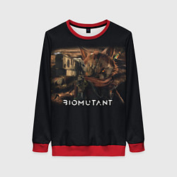 Женский свитшот Biomutant Биомутант с оружием