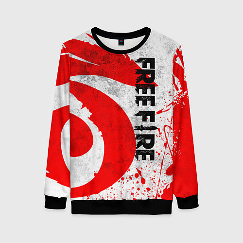 Женский свитшот GARENA FREE FIRE ЛОГО ИГРЫ, ДРАКОН / 3D-Черный – фото 1