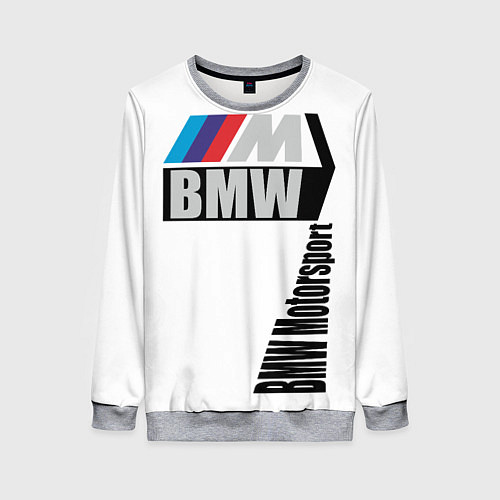 Женский свитшот BMW Motorsport / 3D-Меланж – фото 1