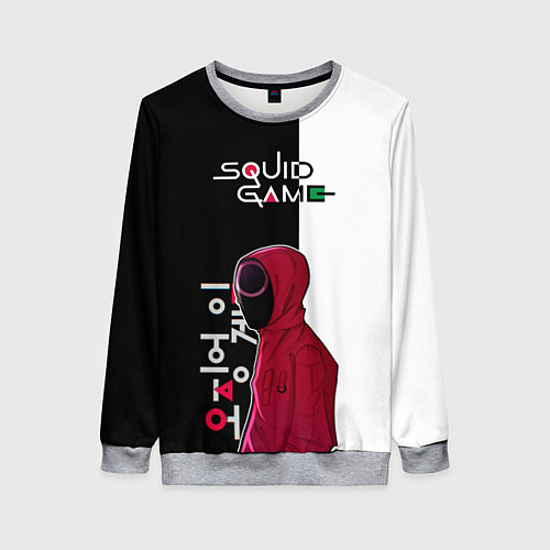 Женский свитшот Игра в кальмара SG / 3D-Меланж – фото 1