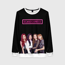 Свитшот женский BLACKPINK NEON, цвет: 3D-белый