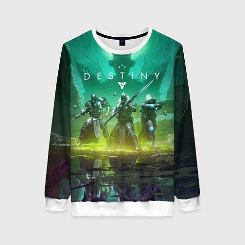 Женский свитшот DESTINY 2 КОРОЛЕВА ВЕДЬМА САВАТУН / 3D-Белый – фото 1