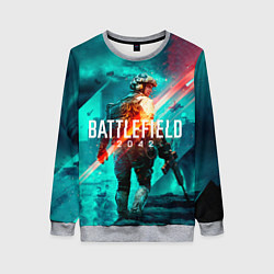 Женский свитшот Battlefield 2042 игровой арт