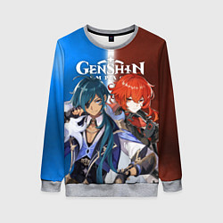 Женский свитшот КЭЙА И ДИЛЮК ГЕНШИН