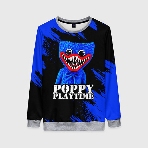 Женский свитшот ХАГГИ ВАГГИ / 3D-Меланж – фото 1