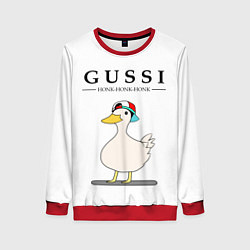 Свитшот женский GUSSI HONK BABY, цвет: 3D-красный